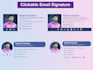 create clickable email signature or clickable html email signature