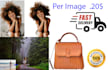 do background removal, shadow creation, resize photo