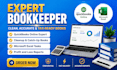 do bookkeeping, quickbooks cleanup, catch up and financial statements for taxes
