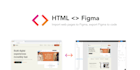 converting figma to html, xd to html, psd to bootstrap, tailwind CSS