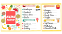 design cute kids menu