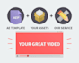 edit and customize your after effects template