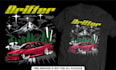 draw cartoon car illustration for t shirt design