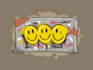 make graffiti character or graffiti illustration