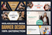 design banner, web banner ads, social media banner