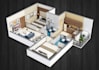 create unique 3d floor plans in sketchup