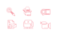 design attractive, simple and modern custom icons set