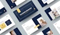 design a modern pitch deck and powerpoint presentation