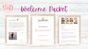 design your welcome packet