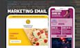 design html email template or business promoting newsletter