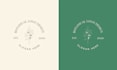 design hand drawn botanical  boho logo