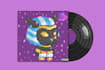 design a pixel music cover