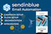 create sendinblue flow for wordpress woocommerce