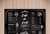 design food menu, restaurant menu, flyer