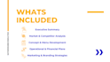 create a strategic business plan with financials for hospitality ventures