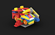 design you a lego model with instructions