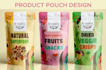 do professional pouch label design or stand up pouch bag
