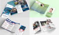 design professional business brochure, trifold brochure design