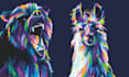 make animal illustration into pop art in 24 hours