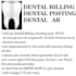 do dental billing, posting, and ar