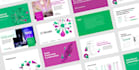 design a modern startup pitch deck and business presentation