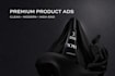create high end 3d products ads for you brand