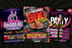 design luxury flyer poster for event and party