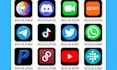 design flat app icon for custom android or ios icon pack