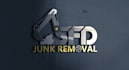 design junk removal and recycle logo