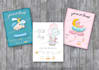 design baby birth poster, announcement or invitation cards