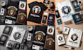 design a minimalistic lion head logo for your business and brand