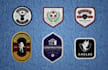 work for patch, sticker, stamp, label and logo design