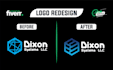 design and redesign your logo creatively