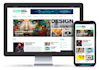 create responsive website frontend using HTML  CSS  js  bs4  jq