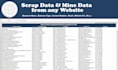 do python web scrapping, data scraper