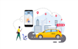 develop uber,lyft, curb,ola,grab,a career like taxi cab app