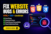 fix HTML, CSS, javascript bug, and responsive issues