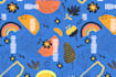 design cool superlative pattern wallpaper design