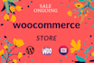 design ecommerce website or woocommerce store with wordpress