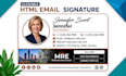 create HTML email signature for gmail, outlook, and apple mail etc