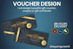design gift card, gift voucher and loyalty card