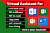 do data entry, lead generation, copy paste, web research,
