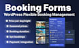 create or fix wordpress form, multi step form, login form and contact form