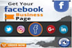 create, fix or optimize and setup facebook business page