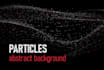 design an abstract background made of particles