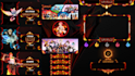 craft animated twitch overlay, kick overlay, youtube overlay with custom theme