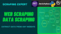 do web scraping, web crawling, data mining, data extraction