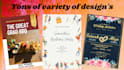 design cool pretty charming invitation cards