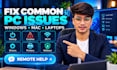remotely repair your windows , mac, laptops for best performance