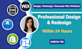 develop a high quality, good looking modern wix website